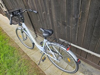 KRASNY DAMSKY BICYKEL - 4