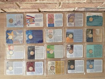 pamätné mince, coincards, mincové kartičky, sady mincí SK - 4