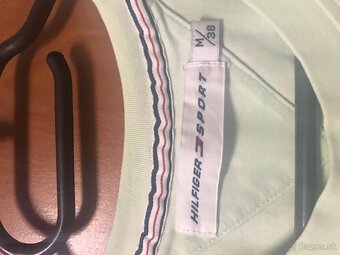 TOMMY HILFIGER originál limetkove damske tricko S - 4