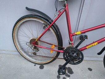 dámsky horský retro bicykel SHIMANO,26"kolesá,19"rám - 4