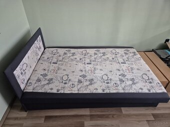 Široká jednolôžková posteľ s úložným priestorom - 4