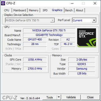 Gigabyte GTX 750 Ti 2GB - 4