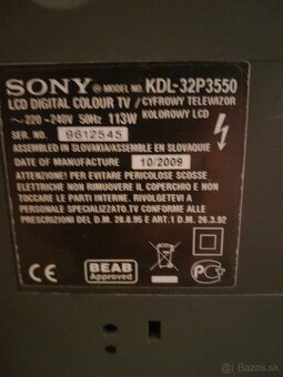 SONY KDL-32P3350 - 4