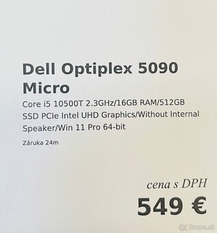 Dell Optiplex 5090 Micro - 4