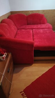 Rohový rozkladací gauč - 4