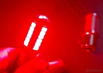 LED žiarovka BA15s 21w červená - 4