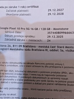 GOOGLE PIXEL 10 PRO 16GB/128GB MOONSTONE - 4