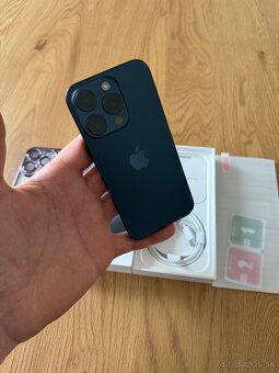 iPhone 15 Pro 128 gb Blue Titanium v záruke + príslušenstvo - 4