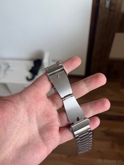 Strieborný titánový remienok na hodinky 22mm - 4