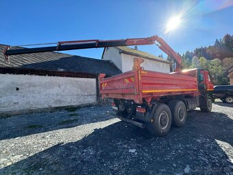 Tatra 3-stranný sklápač + hydraulická ruka - 4