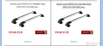 Stresne nosice priecniky thule pre Hilux - 4
