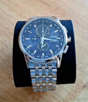 CITIZEN - Radio controlled H804, Eco-Drive, 43 mm modré - 4