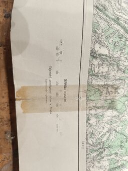 Stará vojenská mapa Zvolen, Sliač, Detva... - 4