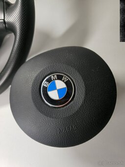 Športový kožený trojramenný volant BMW - 4