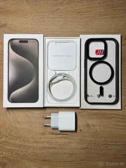 iPhone 15 Pro 128GB Natural Titanium AKO NOVÝ - 4