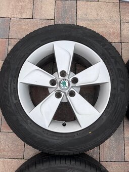 Orig. hliníkové disky Skoda Yeti R16, 5x112 - 4