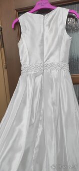 detské šaty biele - 4