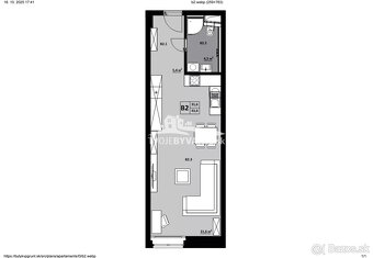 1 izbový byt KVP Grunt č. 2 - 4