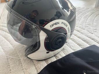 Prilba otvorená NOX N180 + Bunda/vesta veľkosť M - 4