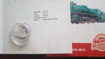 Strieborné mince Na kolesách - nekompletný ročník 2023 - 4