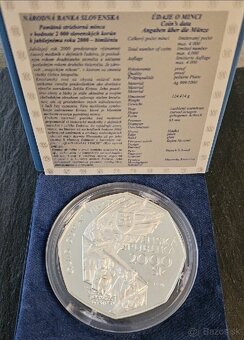 BIMILENIUM-zberateľská strieborná minca 2000sk - 4
