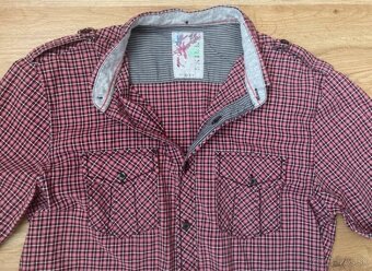 Červená károvaná košeľa - 4