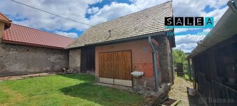 Záhrada o výmere 616m2 a stodola s garážou 105m2 vhodná na r - 4