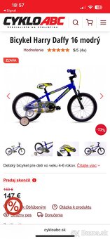 Detský bicykel Harry Daffy 16 - 4