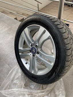 Mercedes original disky + zimne pneu Bridgestone R18 235/50 - 4