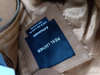 Nová dámska kožená bunda Stradivarius...vel.Sk - 4