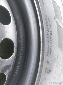 Zimné pneumatiky + plechové disky R16 - 4