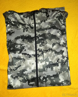 novu 5XL, alebo 64-66, sportovu asymetricku mikinu s Kapucňo - 4