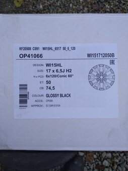 Alu 6 x 120 R 17 VW, FORD 100 % stav. - 4