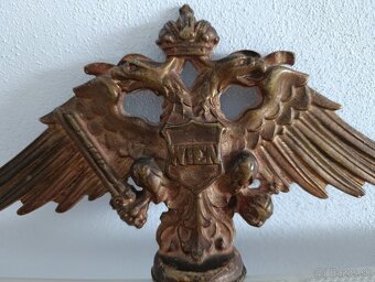 Velká a těžká RU orlice / R-U orel.  Krásný sběratelský kus - 4