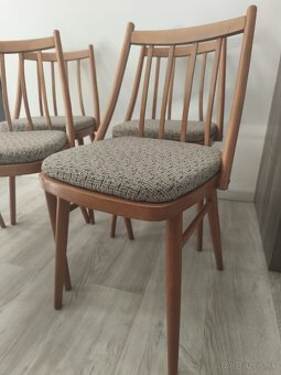 Set 4 art deco stoliciek - 4