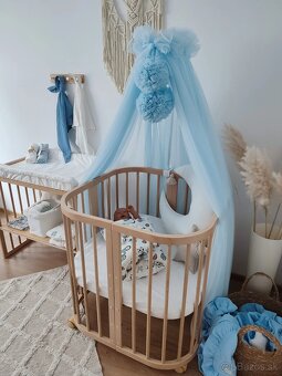 Tylový baldachýn Pom+ stojan - 4