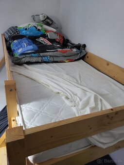Poschodová posteľ s roštami + matrace - 4
