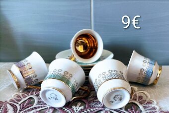 Retro šálky+ podšálky - 4