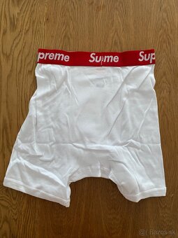 supreme boxerky biele veľ. S - 4
