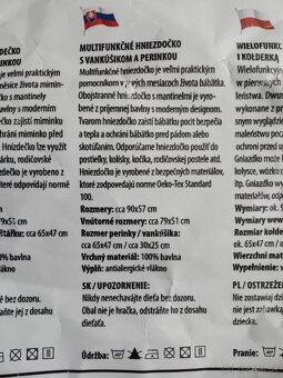 Hniezdočko s perinkou a vankúšom - 4