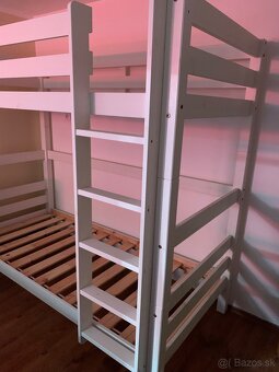 Poschodova postel 90x200 /drevena - 4