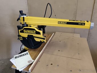 Radiální pila, zkracovací pila, DEWALT DW 722, pokosová pila - 4