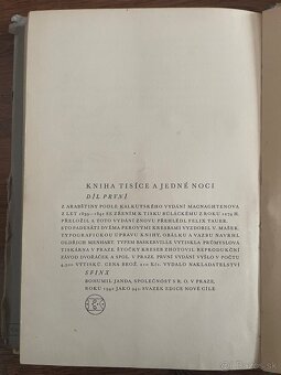Kniha Tisíce a Jedné Noci - dil prvni - 4