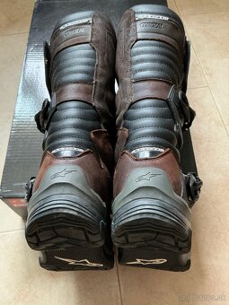Vysoké čižmy Alpinestars Adventure hnedo-čierne 44.5/10 - 4