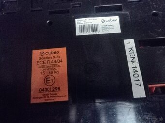 Predám Cybex -> Isofix -> 15-36 kg - 4