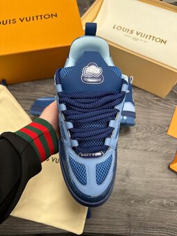 Louis Vuitton tenisky all Blue komplet balenie - 4