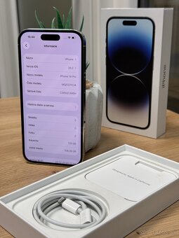 Apple iPhone 14 Pro 128GB - ZÁRUKA / NOVÁ BATÉRIA - 4