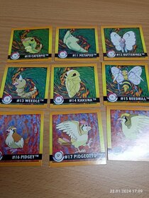 Pokemon samolepky Artbox z roku 1999 - 4