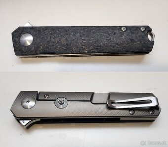 Boker Plus Kwaiken Compact Flipper Marble Carbon, noz - 4