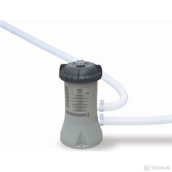 Bazén s filtráciou, podložkou a originál krycou plachtou - 4